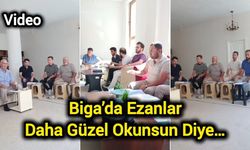 Biga’da Ezanlar Daha Güzel Okunsun Diye…