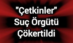 "Çetkinler" suç örgütü çökertildi