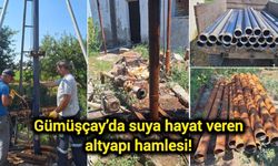 Gümüşçay’da suya hayat veren altyapı hamlesi!