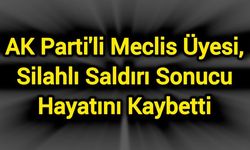 AK Parti'li Meclis Üyesi, silahlı saldırı sonucu hayatını kaybetti