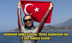 Çanakkaleli Şahika Ercümen, Türkiye Şampiyonası'nda 4 altın madalya kazandı