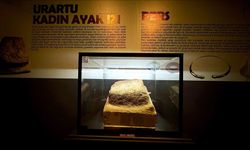 Urartulara ait kadın ayak izi ilk kez sergileniyor
