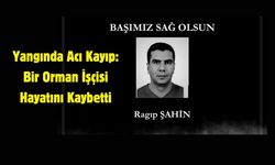 Yangında Acı Kayıp: Bir Orman İşçisi Hayatını Kaybetti
