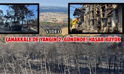 670 Personel, 77 Arazöz, 1 Helikopter… Çanakkale Alevlerle Mücadelede