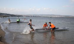 Çanakkale'de Kürekte Sahil Sürat Türkiye Kupası başladı