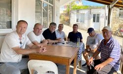Çanakkale İl Genel Meclis üyeleri yangından etkilenenleri ziyaret etti