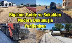 Biga’nın Cadde ve Sokakları Modern Dokunuşla Yenileniyor