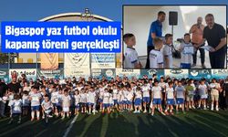 Bigaspor yaz futbol okulu kapanış töreni gerçekleşti