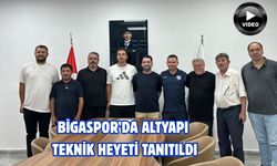Bigaspor’da altyapı teknik heyeti tanıtıldı