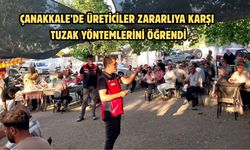 Çanakkale’de üreticiler zararlıya karşı tuzak yöntemlerini öğrendi