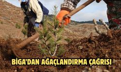 Çanakkale Biga’dan ağaçlandırma çağrısı