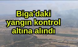 Biga'daki yangın kontrol altına alındı