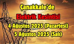 Çanakkale’de Planlı Elektrik Kesintisi Duyurusu