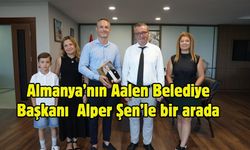 Almanya’nın Aalen Belediye Başkanı Alper Şen’le bir arada