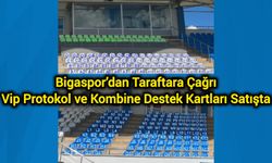 Bigaspor, şehrin takımına sahip çıkmaya davet ediyor