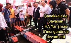 Çanakkale'de Savaşan İHA Yarışması 5'inci gününde devam etti