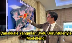 Çanakkale Yangınları Uydu Görüntüleriyle Modellendi