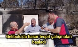 Çanakkale Gelibolu’da hasar tespit çalışmaları başladı