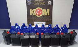 Litrelerce kaçak alkol ele geçirildi
