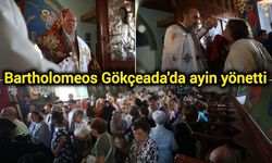 Bartholomeos Gökçeada'da ayin yönetti