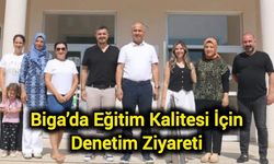 Biga’da Eğitim Kalitesi İçin Denetim Ziyareti