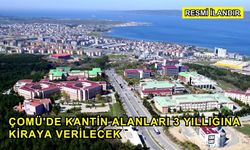 ÇOMÜ'de Kantin Alanları 3 Yıllığına Kiraya Verilecek