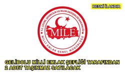 Gelibolu Milli Emlak Şefliği Tarafından 2 Adet Taşınmaz Satılacak