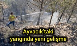 Çanakkale Ayvacık’taki yangında yeni gelişme