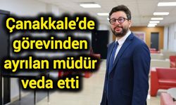 Çanakkale’de görevinden ayrılan müdür veda etti