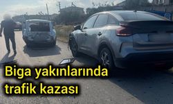 Biga yakınlarında trafik kazası