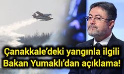 Çanakkale’deki yangınla ilgili Bakan Yumaklı’dan açıklama!