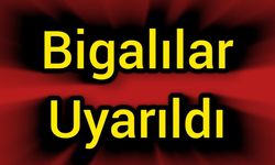 Çanakkale Merkezdeki Yangın Biga’ya da Uyarı Getirdi