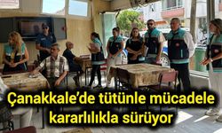 Çanakkale, tütünle mücadelede kararlı duruşunu sürdürüyor