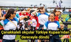 Çanakkaleli okçular Türkiye Kupası'ndan dereceyle döndü
