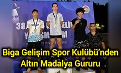 38. Sadi Gülçelik Yarışmalarında Altın Madalya Biga’ya