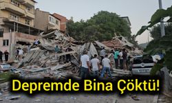 Depremden Bina Çöktü!