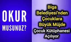 Biga’da çocuk kütüphanesi için kitap bağışı kampanyası başladı