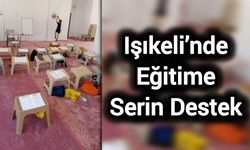 Işıkeli’nde Eğitime Serin Destek