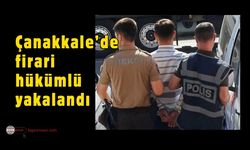 Çanakkale'de firari hükümlü yakalandı
