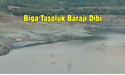 Biga Taşoluk Barajı Dibi Gördü