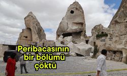 Peribacasının bir bölümü çöktü