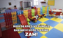 Biga’da kreş ve gündüz bakımevi ücretlerine zam