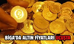 Biga’da Altın Fiyatları Uçuşta