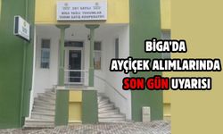 Biga’da ayçiçek alımlarında son gün uyarısı