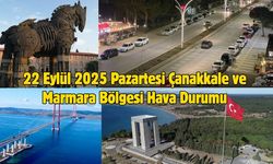 22 Eylül 2025 Pazartesi Çanakkale ve Marmara Bölgesi Hava Durumu