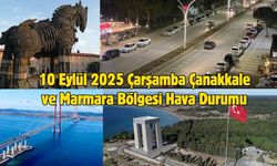 10 Eylül 2025 Çarşamba Çanakkale ve Marmara Bölgesi Hava Durumu