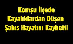 Komşu İlçede Kayalıklardan Düşen Şahıs Hayatını Kaybetti