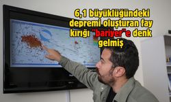 6,1 büyüklüğündeki depremi oluşturan fay kırığı "bariyer"e denk gelmiş