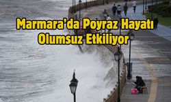 Marmara’da Poyraz Hayatı Olumsuz Etkiliyor