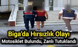 Biga’da Hırsızlık Olayı: Motosiklet Bulundu, Zanlı Tutuklandı